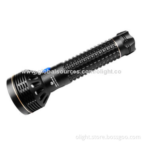 SR96 Rechargeable Flashlight with Maximum Output of 4,800lm and Aluminum Body
